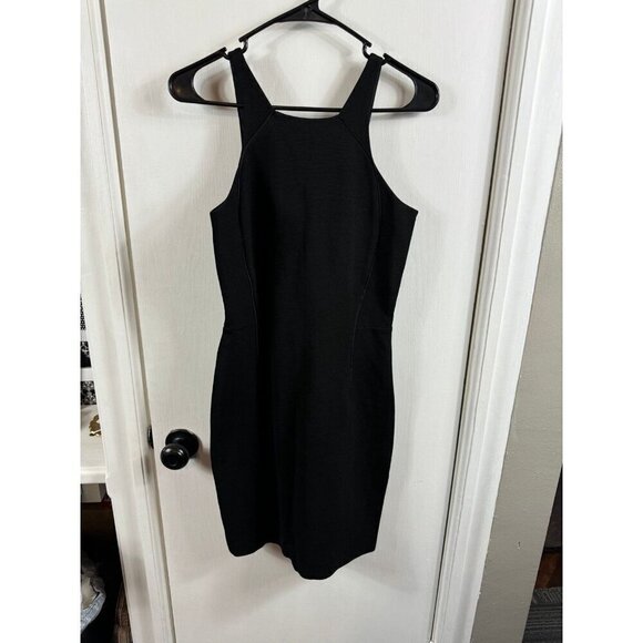 REISS Angelica sheer back dress bodycon cocktail LBD dress - Picture 8 of 11